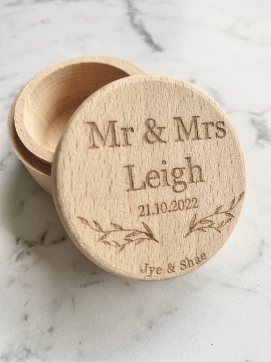 Mr & Mrs Ring Box